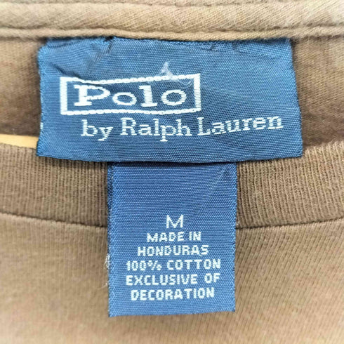 ポロバイラルフローレン Polo by RALPH LAUREN ポニー刺繍 コットン 長袖 Tシャツ メンズ import:M
