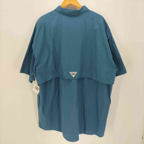 コロンビア Columbia PFG 裏地メッシュ マルチポケット アクションプリーツ 半袖 フィッシング シャツ メンズ import:XXL