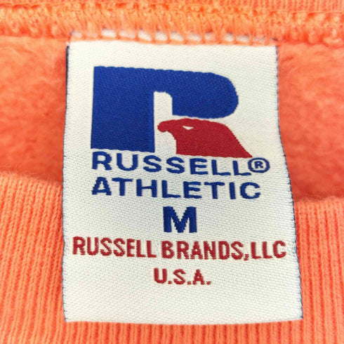 ラッセルアスレチック RUSSELL ATHLETIC 90s ステッチライン Vガゼット クロップド スウェット レディース JPN:M