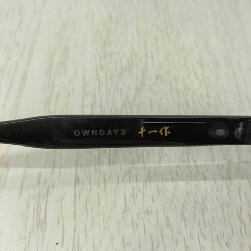 オンデーズ OWNDAYS 千一作 第三十三作 日本製 ウェリントン サングラス メンズ 48□23