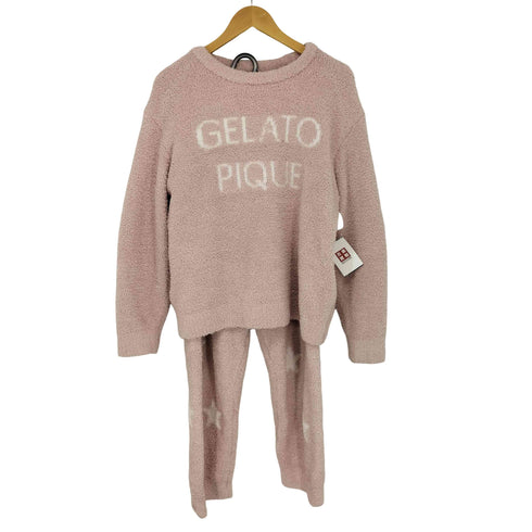 ジェラートピケ gelato pique パウダースタープルオーバー&ロングパンツSET レディース ONE SIZE