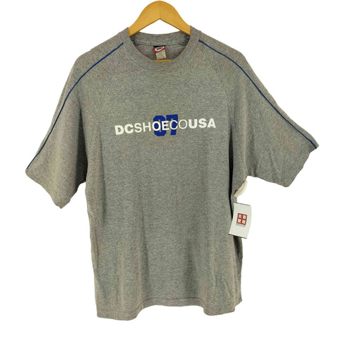 ディーシー DC 90s ラグランスリーブ ロゴプリントTシャツ メンズ M