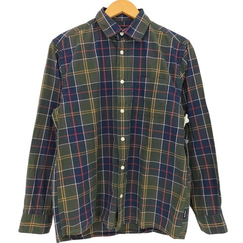 バブアー Barbour スモール タータン チェック レギュラーカラー シャツ メンズ US:36