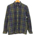 バブアー Barbour スモール タータン チェック レギュラーカラー シャツ メンズ US:36