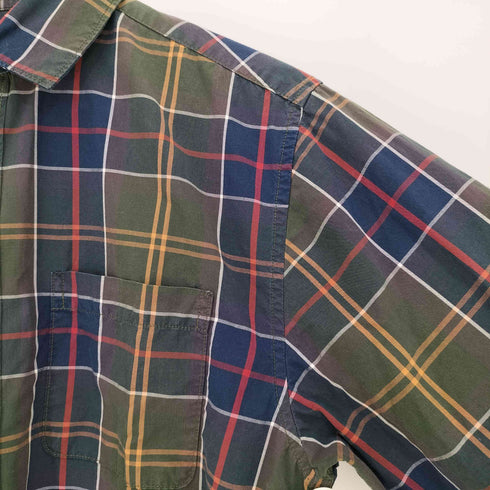 バブアー Barbour スモール タータン チェック レギュラーカラー シャツ メンズ US:36