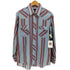 ラングラー Wrangler 90s Geometric patterns WESTERN SHIRTS 幾何学模様 長袖 ウエスタンシャツ メンズ import:M