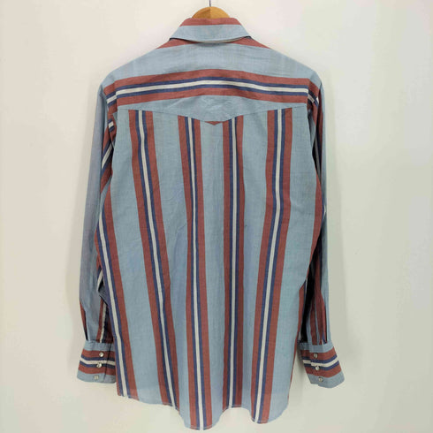 ラングラー Wrangler 90s Geometric patterns WESTERN SHIRTS 幾何学模様 長袖 ウエスタンシャツ メンズ import:M