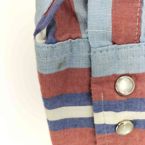 ラングラー Wrangler 90s Geometric patterns WESTERN SHIRTS 幾何学模様 長袖 ウエスタンシャツ メンズ import:M