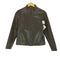 Pig leather スタンドカラー レザー ジャケット レディース JPN:S