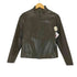 Pig leather スタンドカラー レザー ジャケット レディース JPN:S