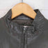 Pig leather スタンドカラー レザー ジャケット レディース JPN:S
