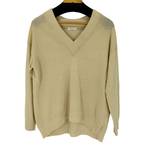 プラステ PLST カシミヤ混 CASHMERE Vネック ニット レディース XXL