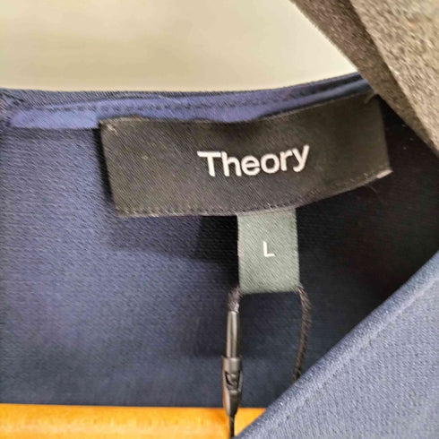 セオリー theory アドミラルクレープラウンドVネックトップ レディース JPN:L