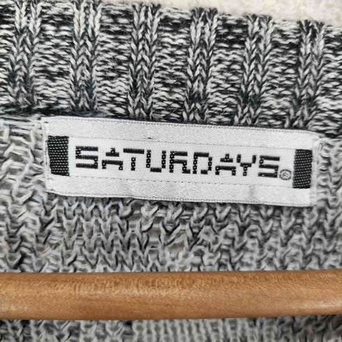 SATURDAYS クルーネックニット メンズ