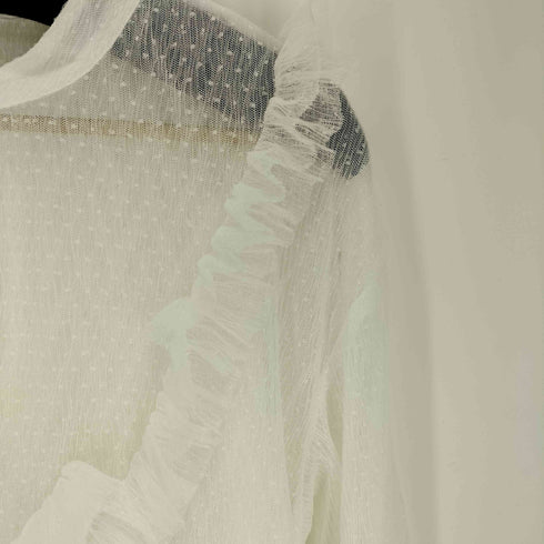 クヌースマーフ Knuth Marf tulle design blouse チュール デザイン ブラウス レディース FREE