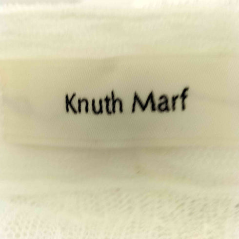 クヌースマーフ Knuth Marf tulle design blouse チュール デザイン ブラウス レディース FREE