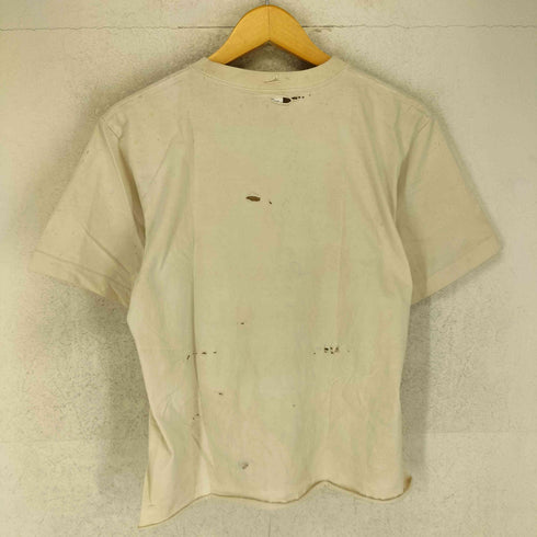 ダメージ加工グラフィックTシャツ メンズ M