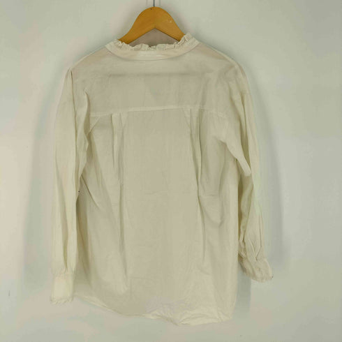ユナイテッドアローズグリーンレーベルリラクシング UNITED ARROWS green label relaxing フリルネック ブラウス レディース FREE