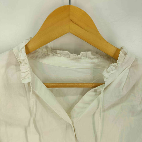 ユナイテッドアローズグリーンレーベルリラクシング UNITED ARROWS green label relaxing フリルネック ブラウス レディース FREE