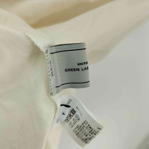 ユナイテッドアローズグリーンレーベルリラクシング UNITED ARROWS green label relaxing フリルネック ブラウス レディース FREE