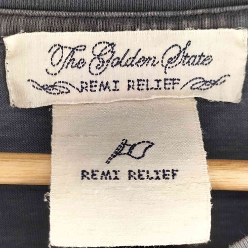 レミレリーフ REMI RELIEF ガーメントダイ ポケット S/S Tシャツ メンズ JPN:M