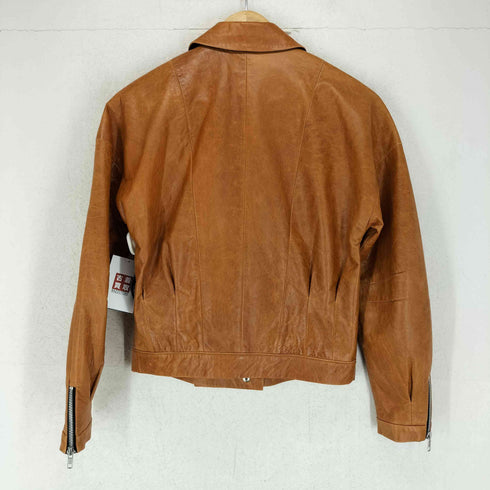 lamb leather JONATHANSIMKHAI 比翼 レザー ジャケット レディース JPN:S
