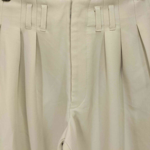 ウィムバイリドム WYM LIDNM SLIGHT FLARE DOUBLE CLOTH BAGGY SLACKS バギー スラックス メンズ JPN:L