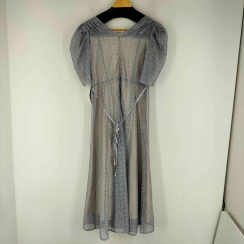 ラメデザイン S/S レースワンピース レディース import:M