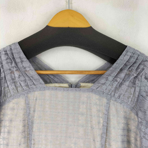 ラメデザイン S/S レースワンピース レディース import:M