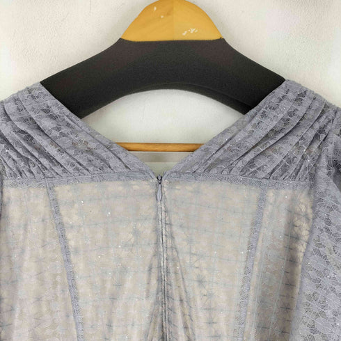 ラメデザイン S/S レースワンピース レディース import:M