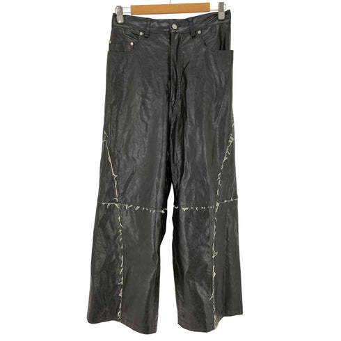 メゾンスペシャル MAISON SPECIAL Artificial Leather Wide Pants アーティフィシャルレザーワイドパンツ メンズ JPN:1