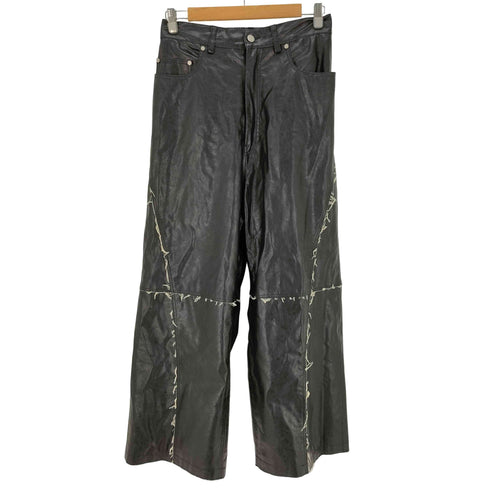 メゾンスペシャル MAISON SPECIAL Artificial Leather Wide Pants アーティフィシャルレザーワイドパンツ メンズ JPN:1
