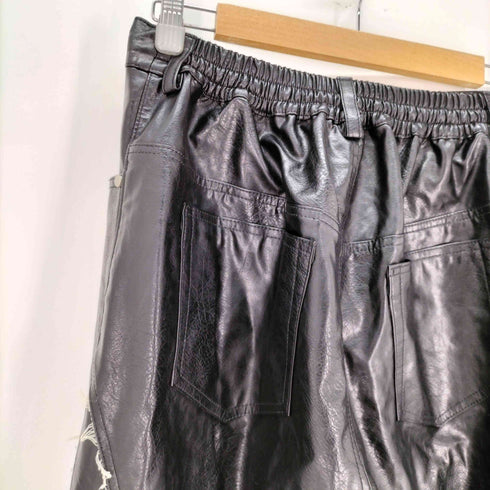 メゾンスペシャル MAISON SPECIAL Artificial Leather Wide Pants アーティフィシャルレザーワイドパンツ メンズ JPN:1