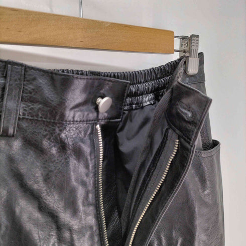 メゾンスペシャル MAISON SPECIAL Artificial Leather Wide Pants アーティフィシャルレザーワイドパンツ メンズ JPN:1