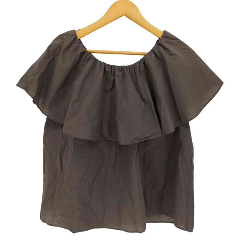 ラウンジドレス Loungedress 25SS フリルオフショル2WAYブラウス レディース FREE