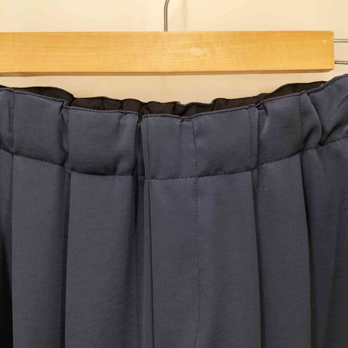 ミズイロインド mizuiro ind 26SS SATIN WIDE CARGO PT サテン ワイド カーゴ パンツ レディース JPN:3