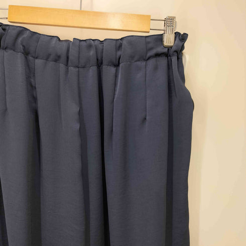 ミズイロインド mizuiro ind 26SS SATIN WIDE CARGO PT サテン ワイド カーゴ パンツ レディース JPN:3