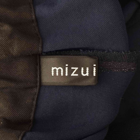 ミズイロインド mizuiro ind 26SS SATIN WIDE CARGO PT サテン ワイド カーゴ パンツ レディース JPN:3