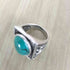 ターコイズデザインリング メンズ 18