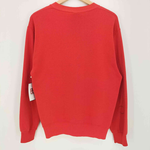 ラッセルアスレチック RUSSELL ATHLETIC 90s USA製 コットンポリ 前V ブランク クルーネックスウェット メンズ import:M