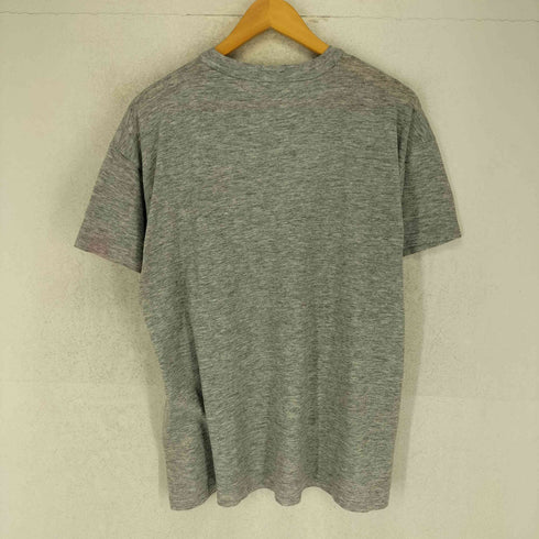LONSDALE 袖裾シングル フロッキープリントクルーネックTシャツ メンズ