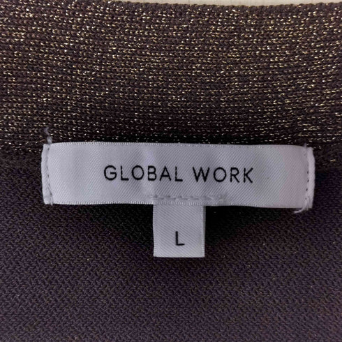 グローバルワーク GLOBAL WORK スッキレイ さらさら カーディガン レディース JPN:L