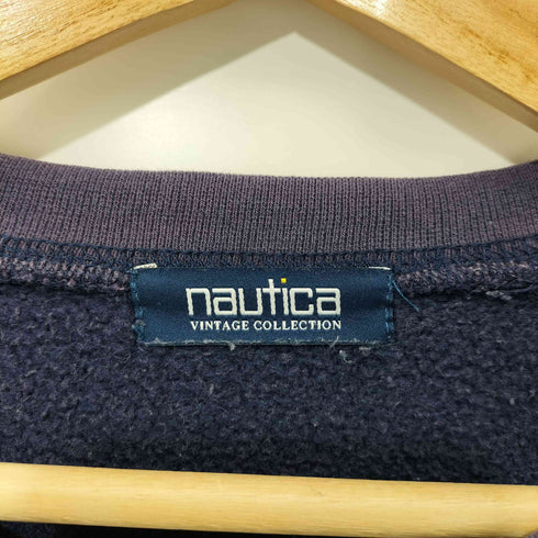 ノーティカ NAUTICA ロゴ刺繍 裏起毛 クルーネック スウェット メンズ JPN:L