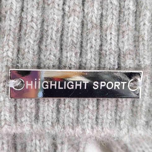 HIIGHLIGHT SPORT オフショルダーデザインニット レディース import:XS