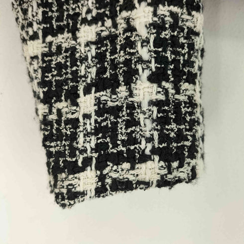 ザラ ZARA ツイードデザイン クロップド丈ジャケット レディース import:XS