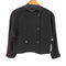 ラルフローレン RALPH LAUREN USA製 ショート丈 ノーカラーダブルジャケット レディース 2