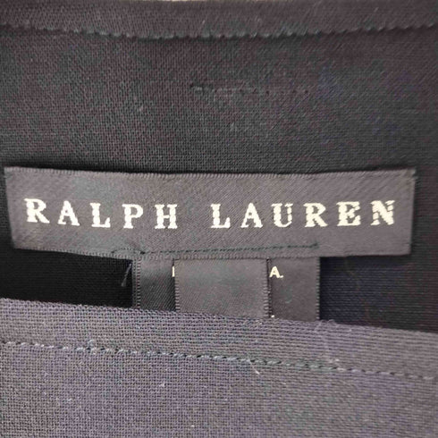 ラルフローレン RALPH LAUREN USA製 ショート丈 ノーカラーダブルジャケット レディース 2