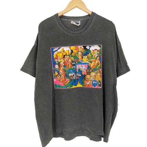 ヒステリックグラマー HYSTERIC GLAMOUR 25ss BOOTLEG アートプリント クルーネック S/S Tシャツ メンズ