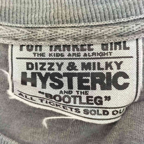 ヒステリックグラマー HYSTERIC GLAMOUR 25ss BOOTLEG アートプリント クルーネック S/S Tシャツ メンズ