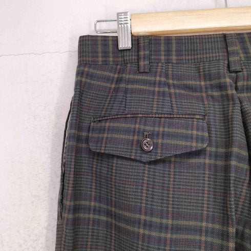 Distinguished 2タック ワイドスラックス メンズ